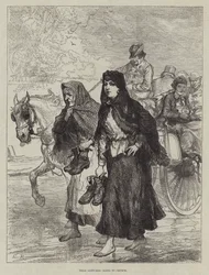 Irske skitser, går i kirke